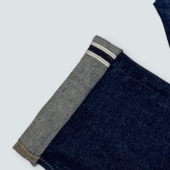 UNIQLO Slim Straight Mid Rise Kaihara Mill Selvedge Jeans Size 33x31 in EUC - Picture 7 of 14